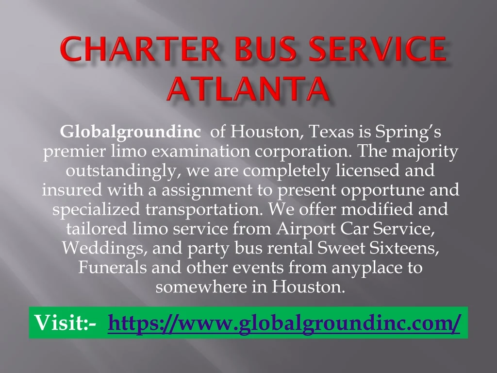 charter bus service atlanta