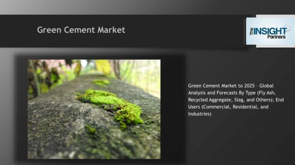 Green Cement Market Share, Size and Forecast 2025