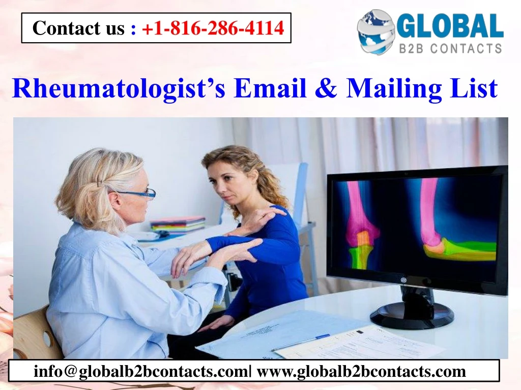 rheumatologist s email mailing list