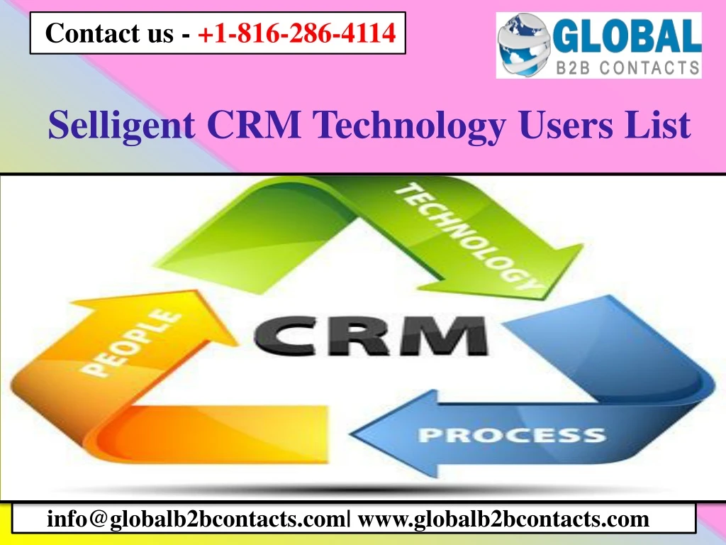 selligent crm technology users list
