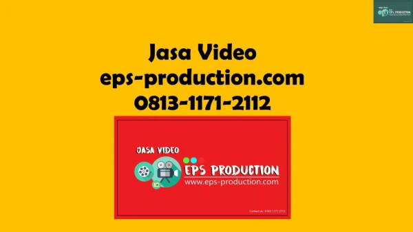 Wa/Call [0813.1171.2112] jasa buat video company profile Di Jakarta | Jasa Video EPS Production