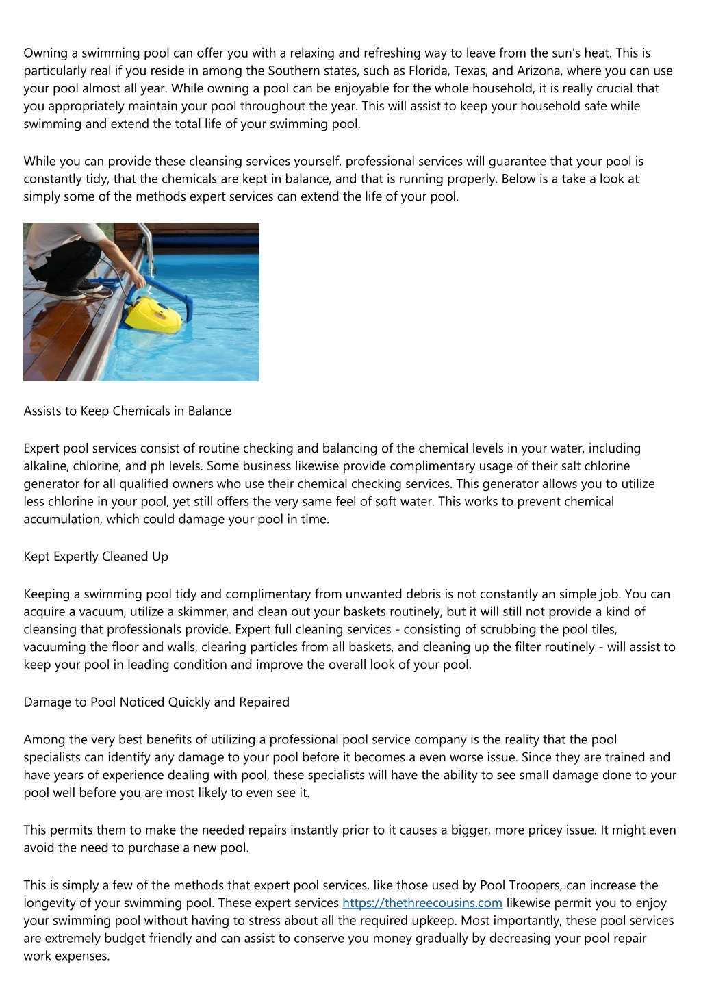 owning a swimming pool can offer you with