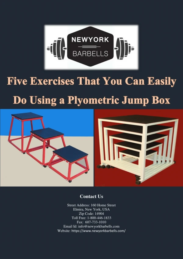 Five Exercises That You Can Easily Do Using a Plyometric Jump Box