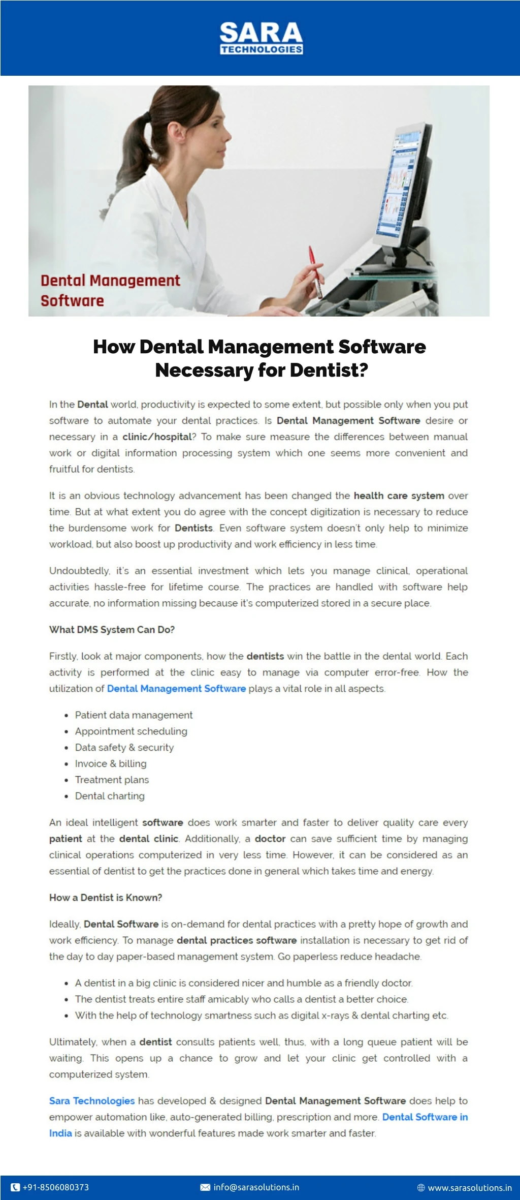 how dental management software necessary