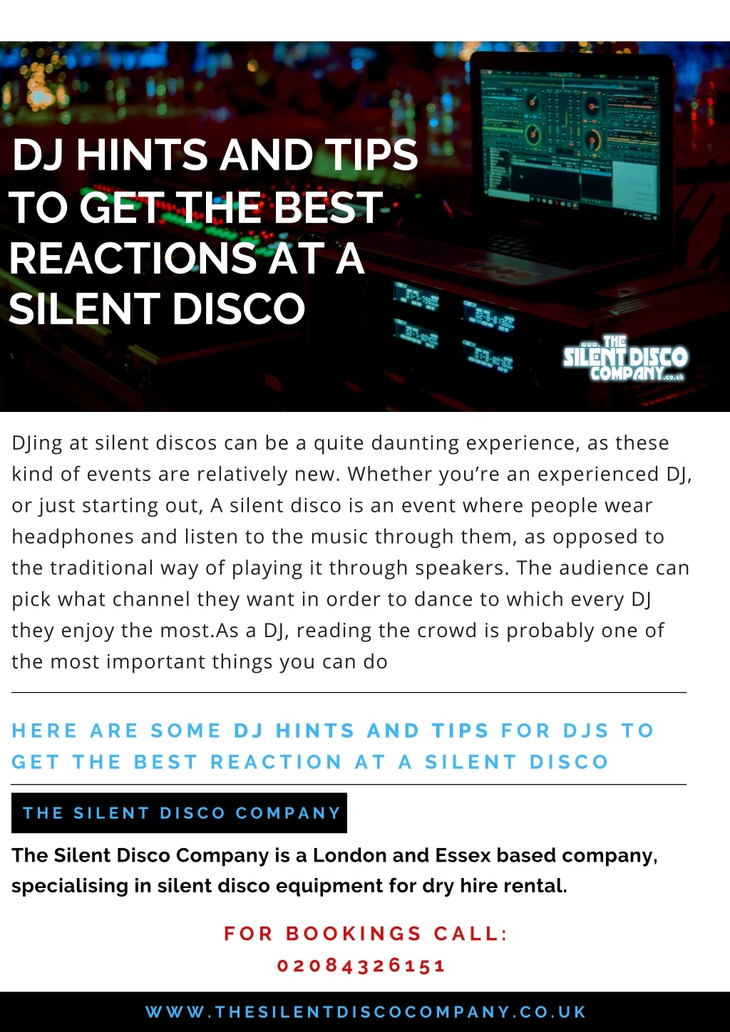 dj hints and tips to get the best reactions