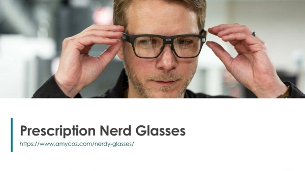 Prescription Nerd Glasses