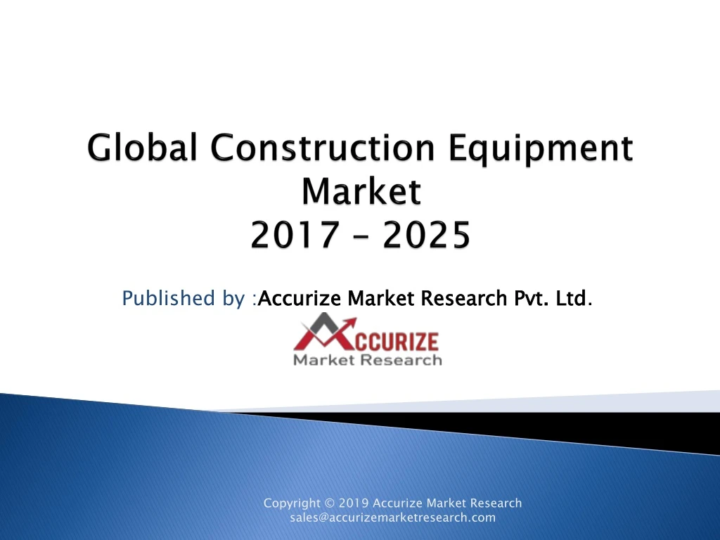global construction equipment market 2017 2025