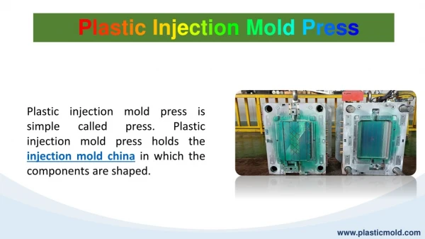 Plastic Injection Mold Press