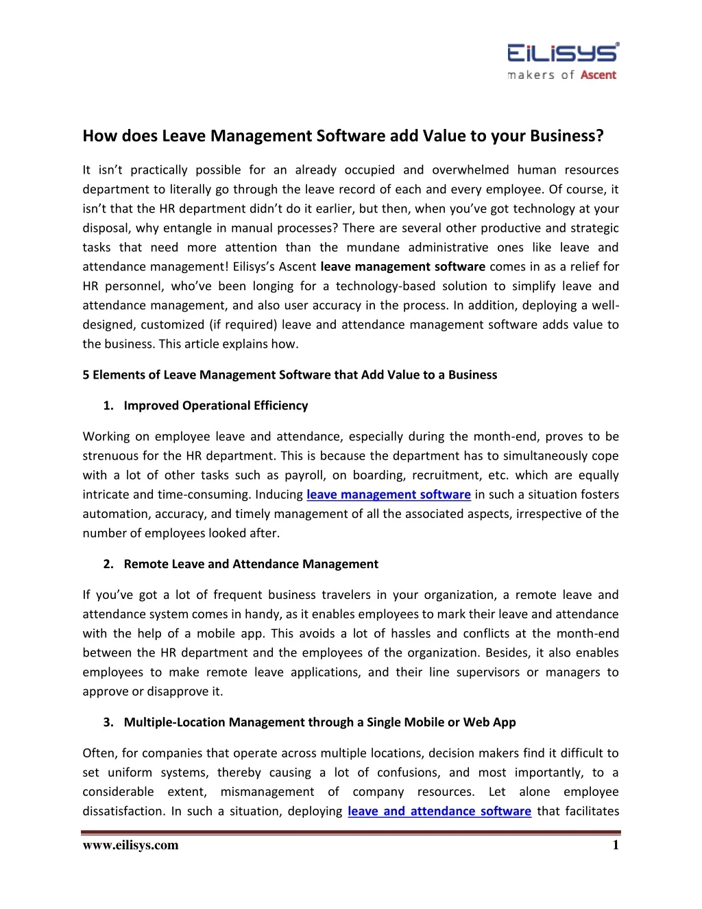 how does leave management software add value