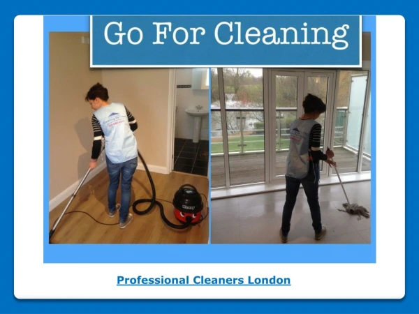 Professional Cleaners London