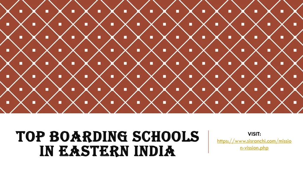 top boarding schools in eastern india