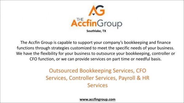 Outsource Bookkeeping and CFO Service
