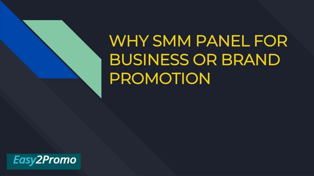 why smm panel for business or brand promotion