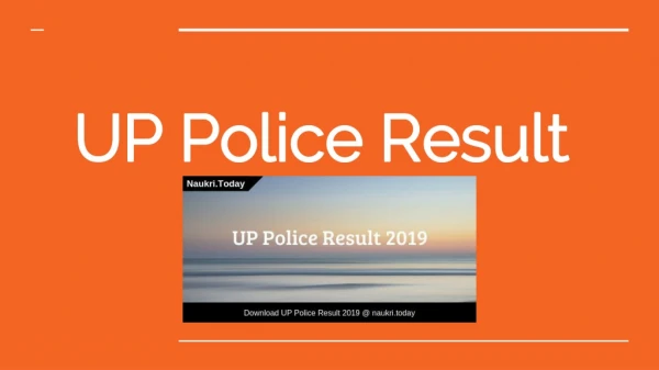 UP Police Result 2019 Download 49568 UPPRPB Constable Result