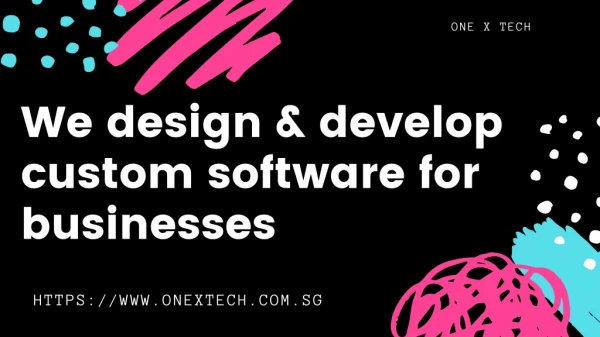One X Tech – Web Design & Development Singapore