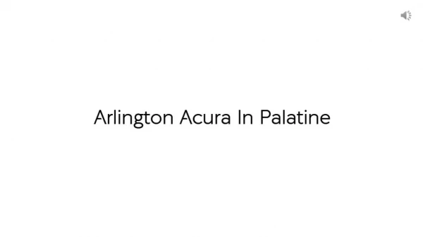 Car Dealers - Arlington Acura In Palatine