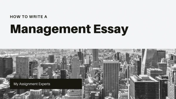 Online Management Essay Help Australia - 100% Plagiarism Free