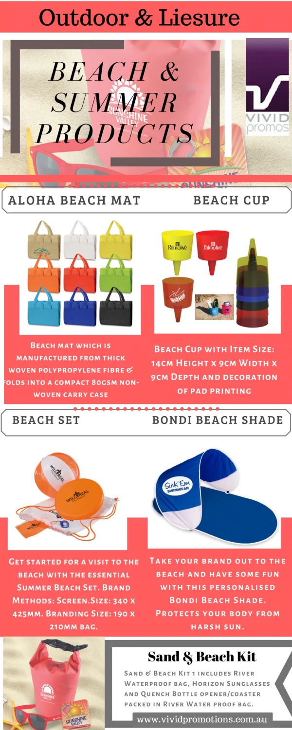 Customised Beach & Summer Products | View the Infographic!