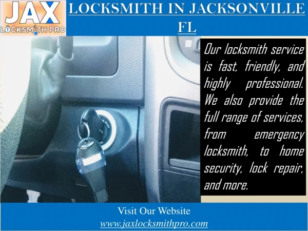 Locksmith In Jacksonville FL