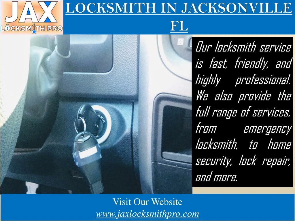 our locksmith service is fast friendly and highly