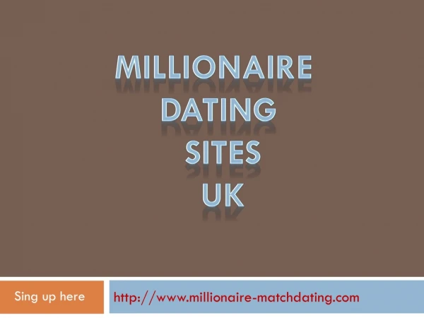 millionaire match dating introduces singles to high class dating