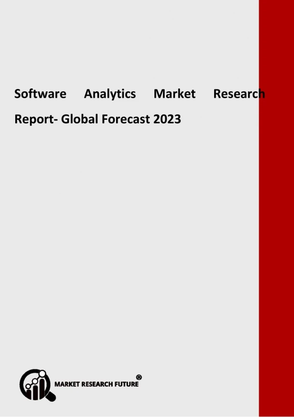Software Analytics Market by Commercial Sector, Analysis and Outlook to 2023