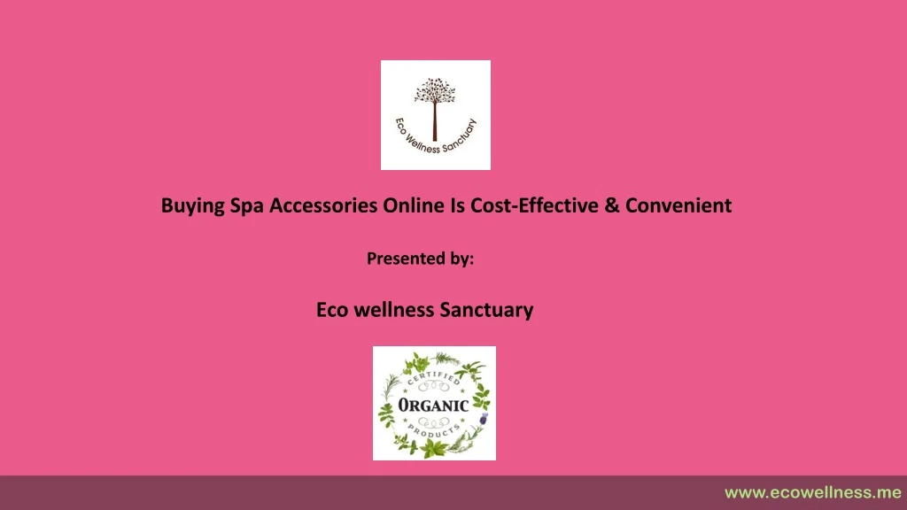 buying spa accessories online is cost effective