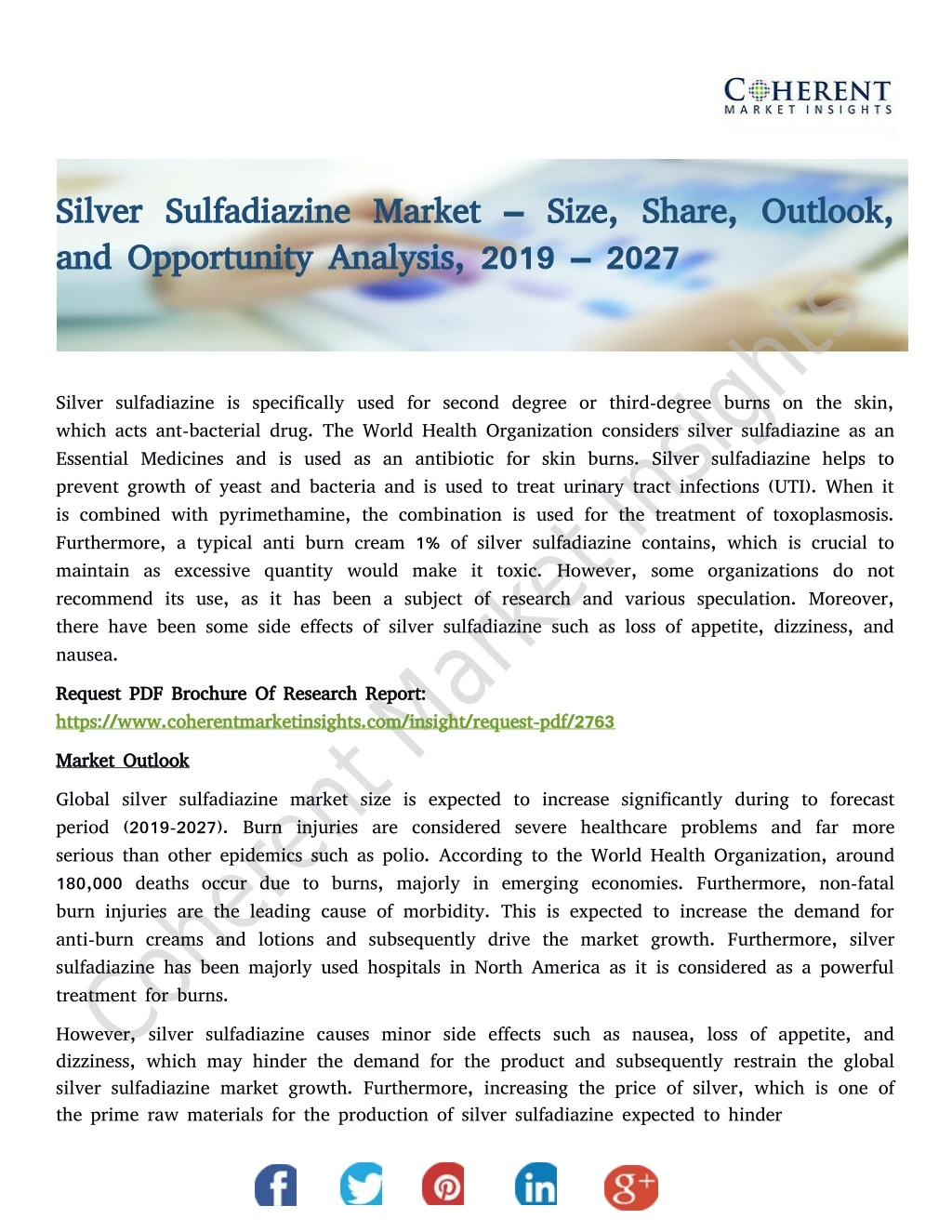 silver sulfadiazine market size share outlook