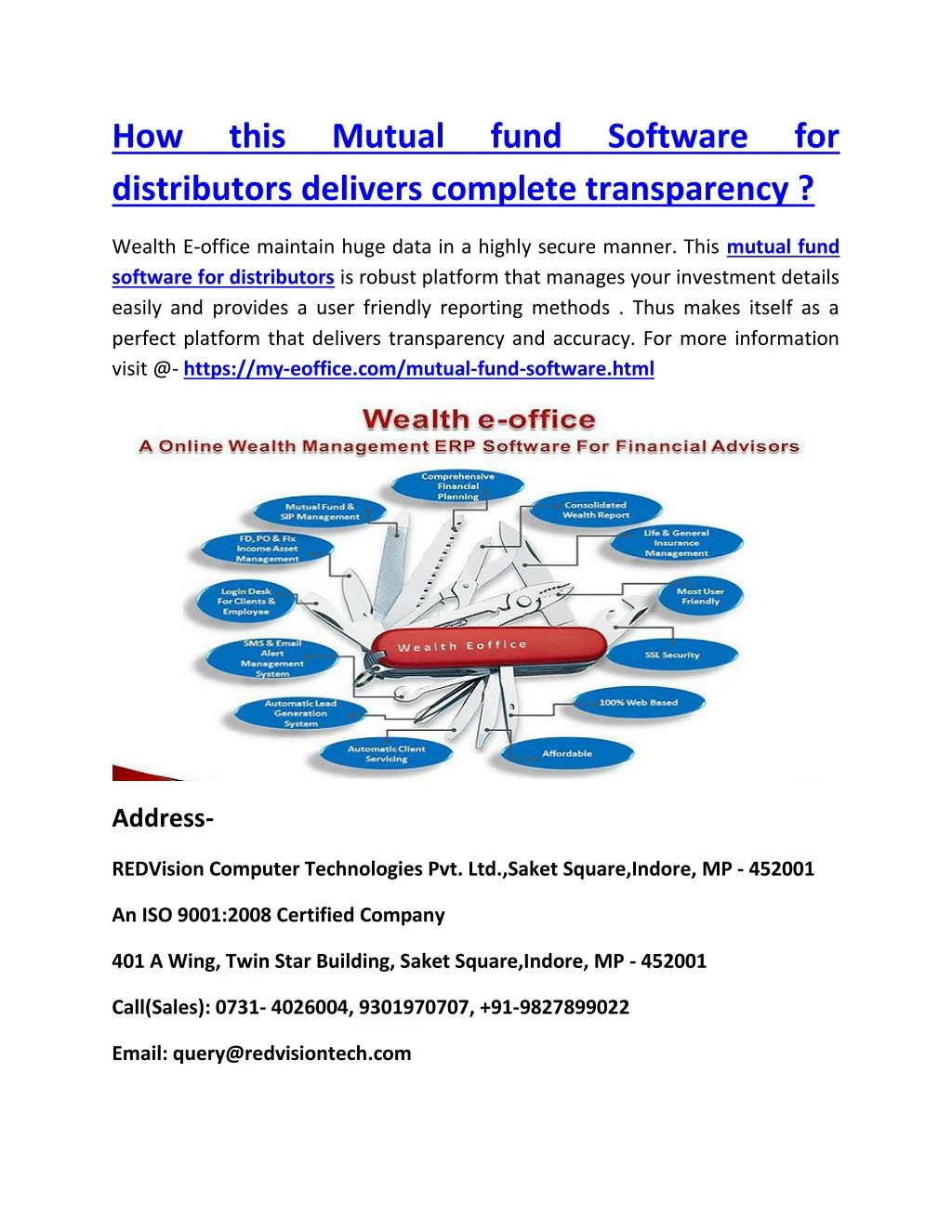 how distributors delivers complete transparency