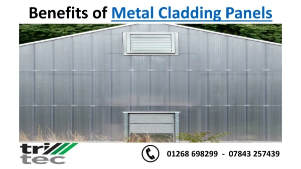 Benefits of Metal Cladding Panels