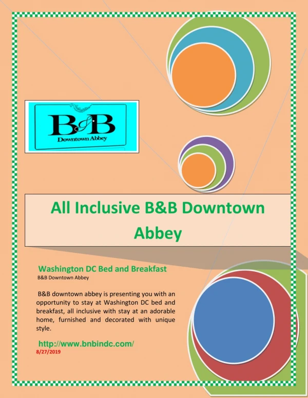All Inclusive B&B Downtown Abbey