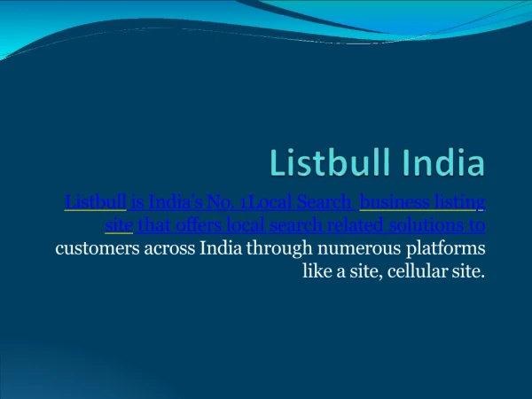 LISTBULL INDIA