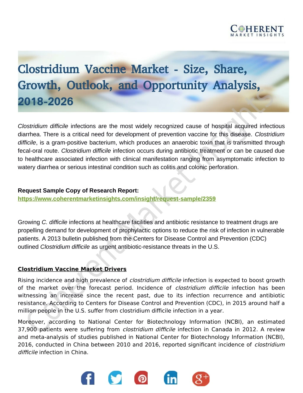 clostridium vaccine market size share clostridium