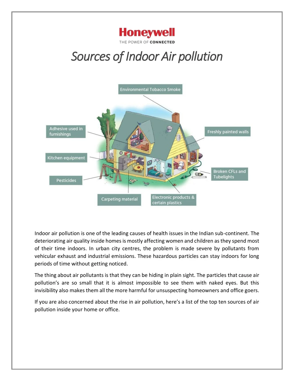 sources of indoor air pollution sources of indoor