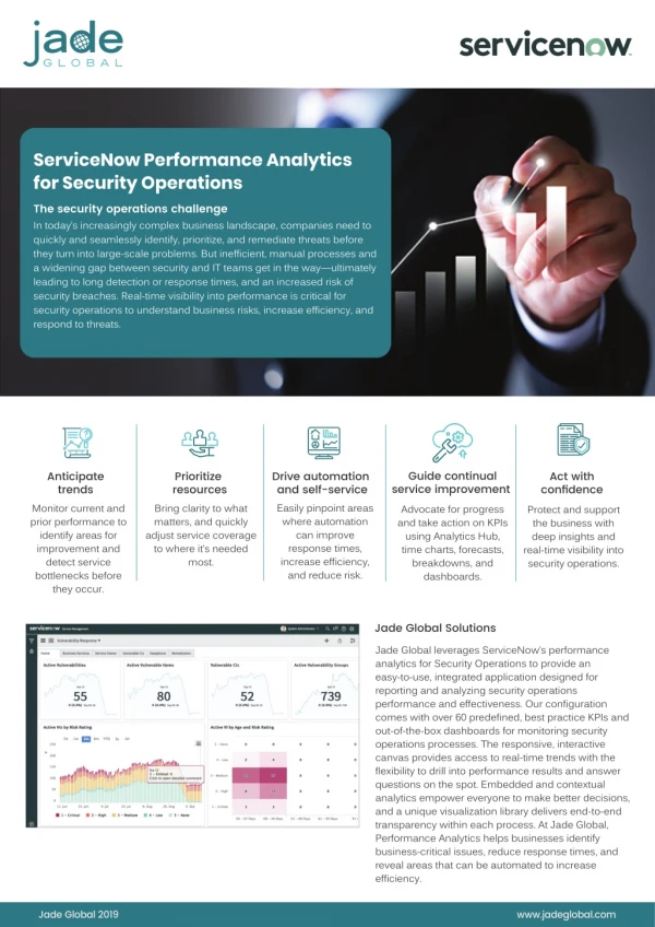 ServiceNow Performance Analytics for Security Operations