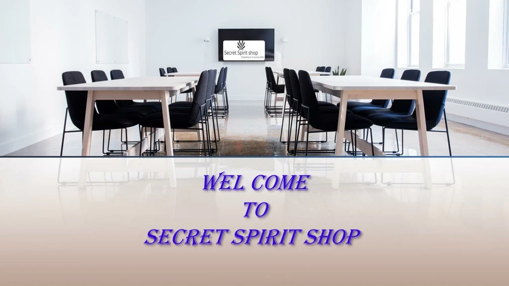 wel come to secret spirit shop