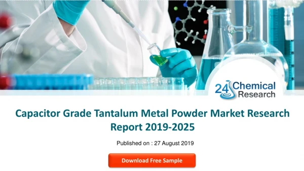 Capacitor Grade Tantalum Metal Powder Market Research Report 2019-2025
