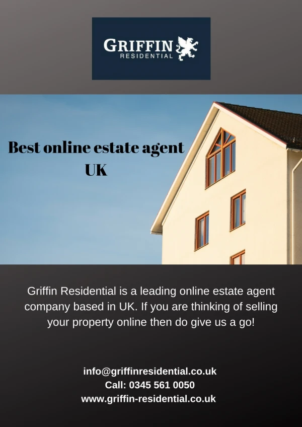 Best online estate agent UK