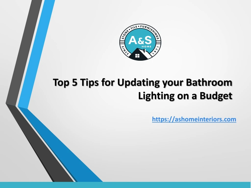 top 5 tips for updating your bathroom lighting on a budget