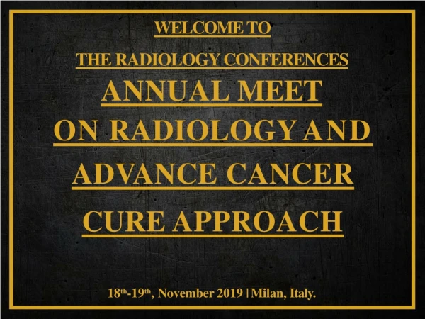 Radiology Meet 2019 | Tracks
