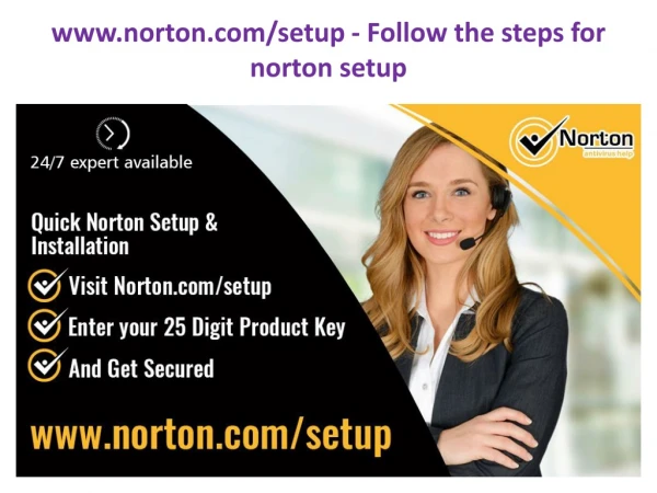 www.norton.com/setup - Follow the steps for norton setup