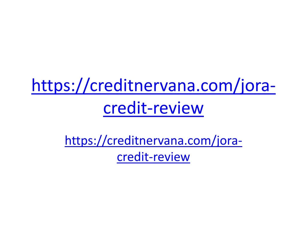 https creditnervana com jora credit review