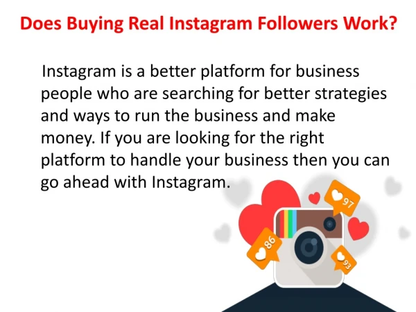 Does Buying Real Instagram Followers Work?
