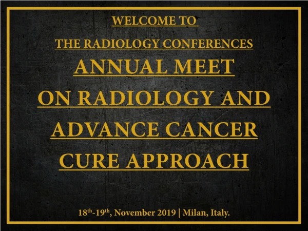 Radiology Meet 2019 | Tracks