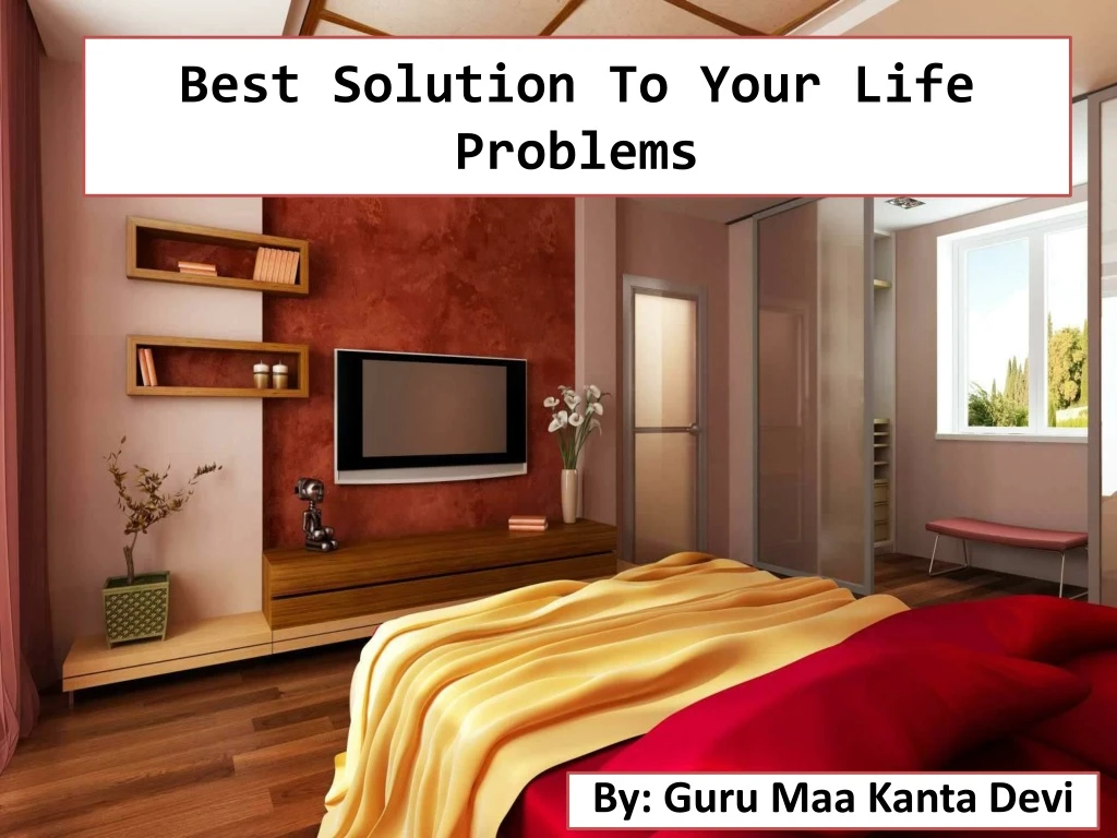 best solution to your life problems