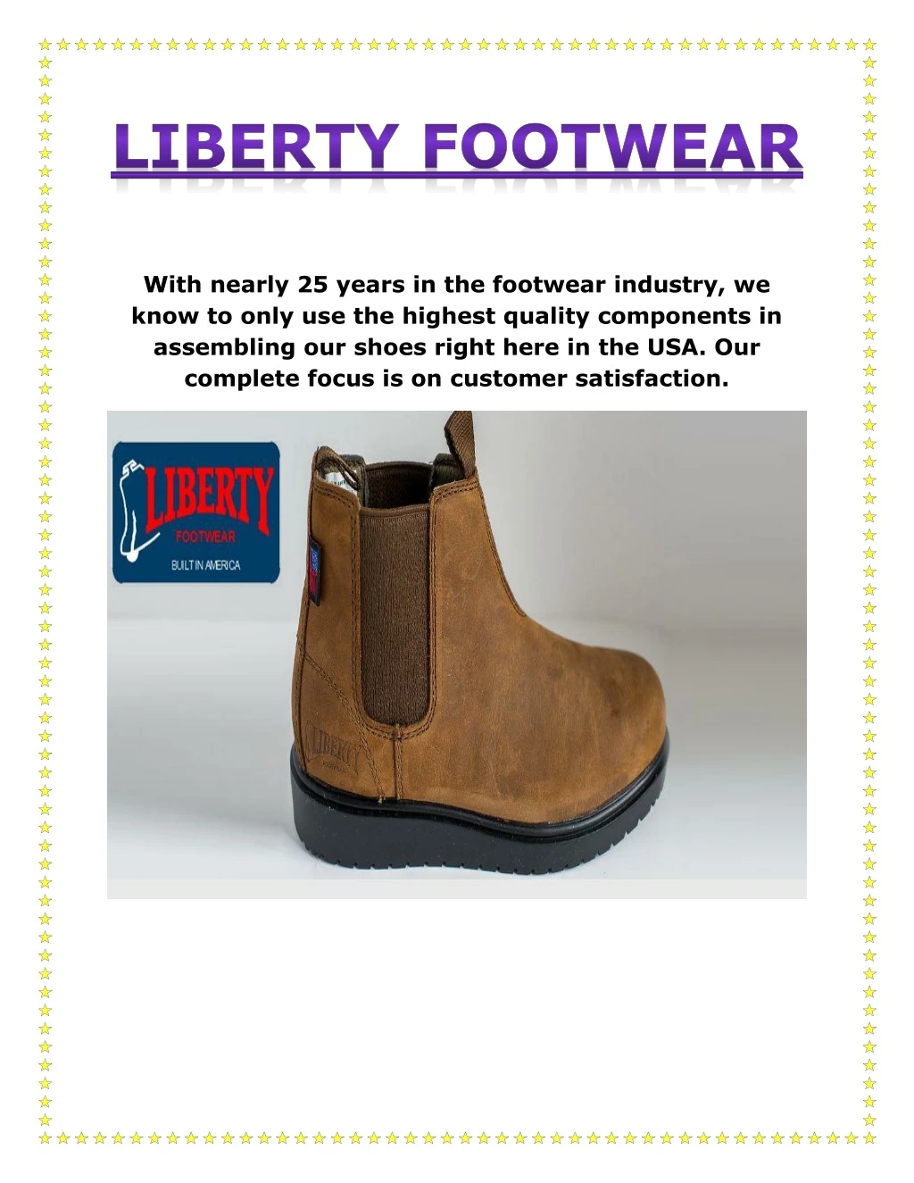 with nearly 25 years in the footwear industry