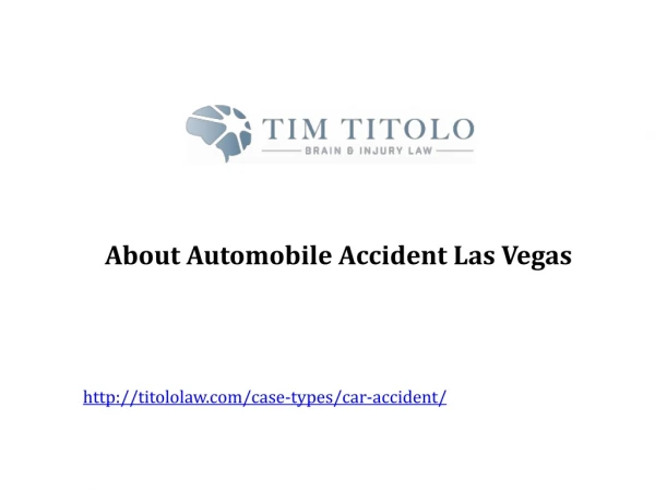 Automobile Accident Las Vegas in Nevada