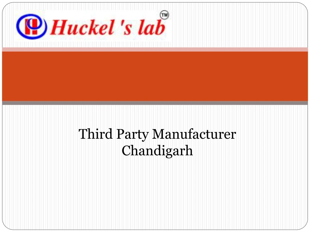third party manufacturer chandigarh