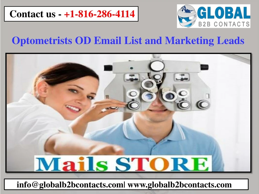 optometrists od email list and marketing leads