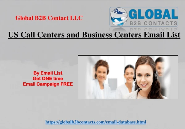 US Call Centers and Business Centers Email List